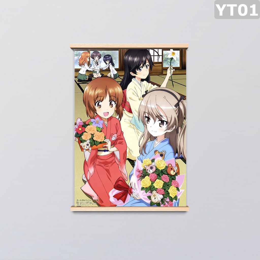 Poster Dinding Anime Girls und Panzer A1/A2/A3+ JUMBO Super Besar AN067 YT01 YOTAKUSHOP