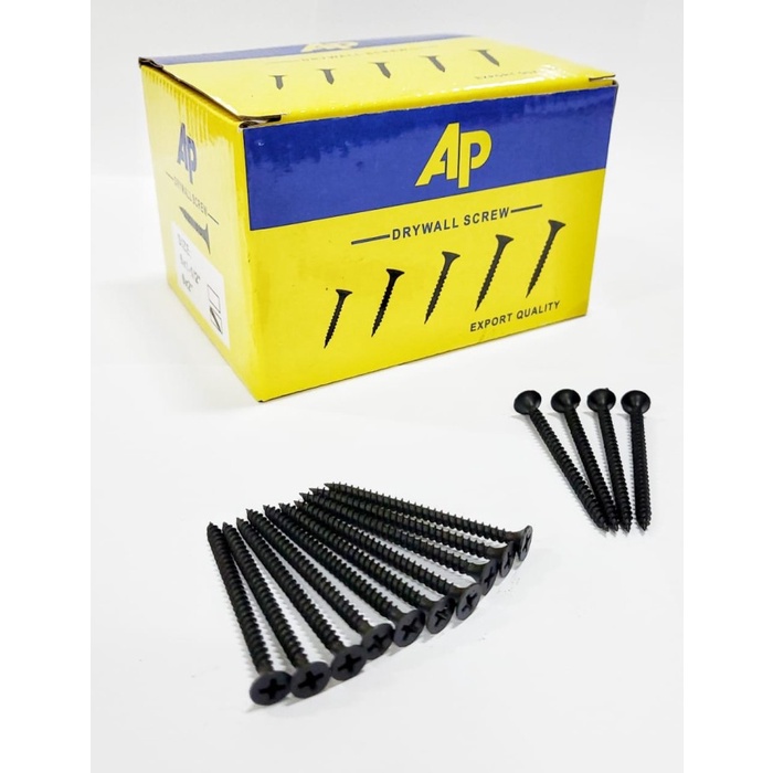 Sekrup Gipsum/Sekrup Baja Hitam AP 750gr