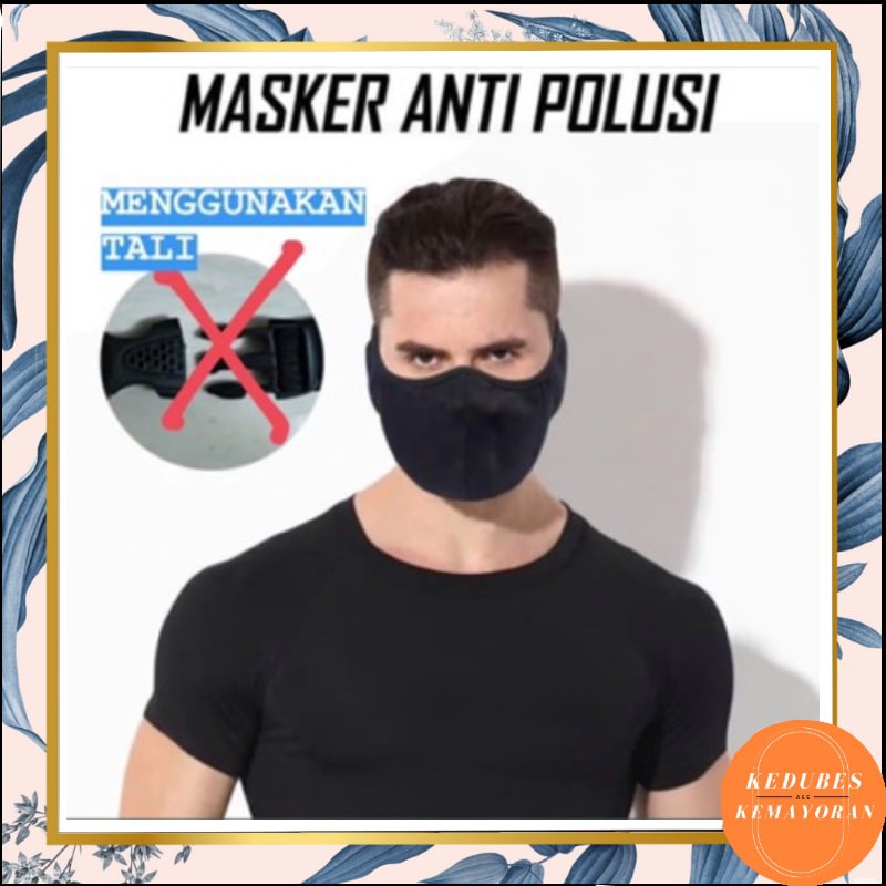 Maker Motor Anti Polusi Masker Pelindung Mulut Masker Motor Sepeda [kk]