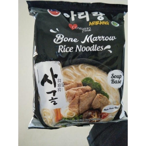 

Mie Korea Arirang varian Soup Bone Marrow Rice Nooddles