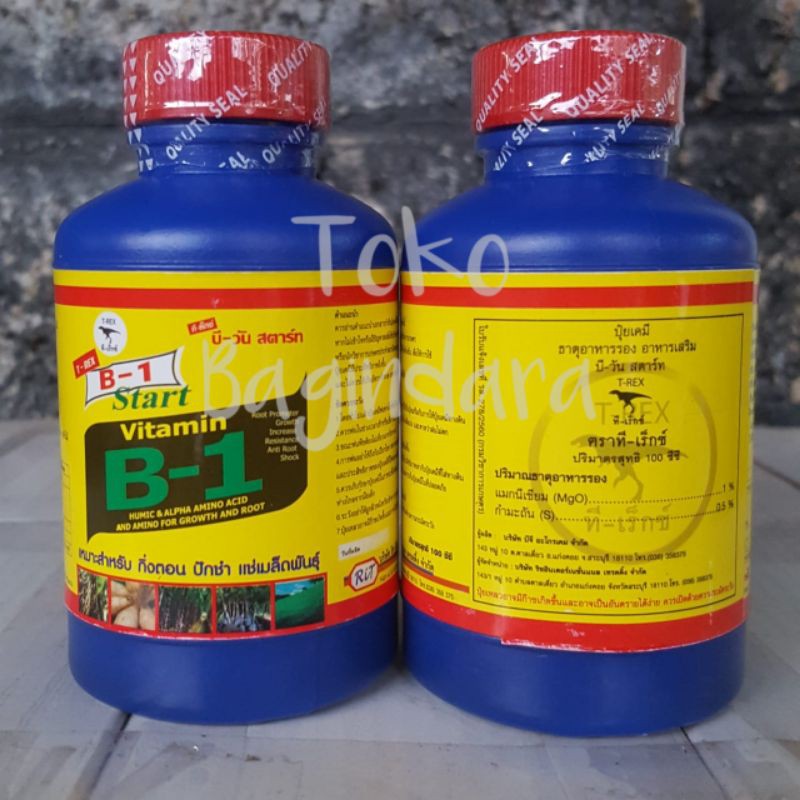 T-REX Vitamin B1 THAILAND 100ML Import  Kemasan Pabrik