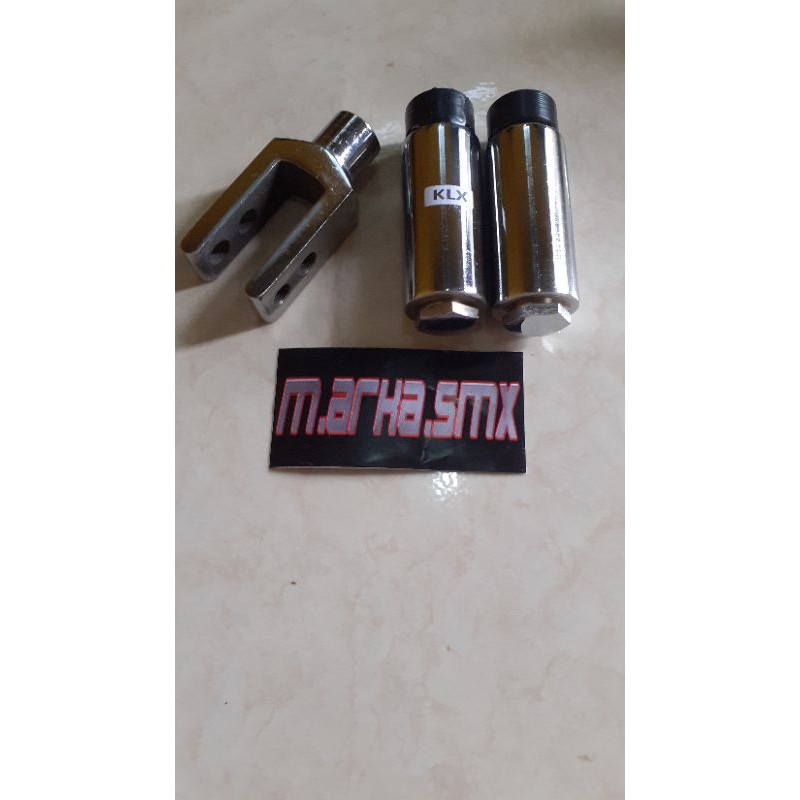 Peninggi Shock Depan Belakang KLX Bahan Full Besi