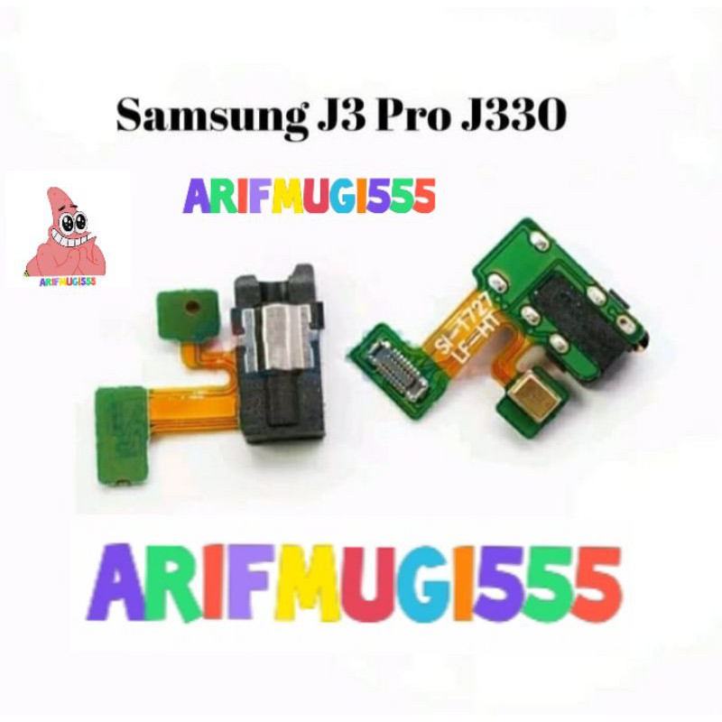 FLEXIBLE FLEXIBEL HANDSFREE HANDSET HF JACK SAMSUNG J3 PRO J330 2017 ORIGINAL