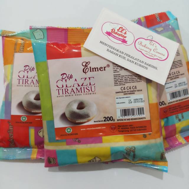 Glaze Donat/Topping Donat Tiramisu Elmer (200gr) | Shopee Indonesia