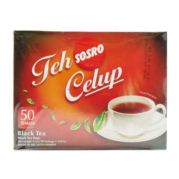 

SOSRO Black Tea 100gr - Teh Hitam Celup Kantong 50 x 2gr