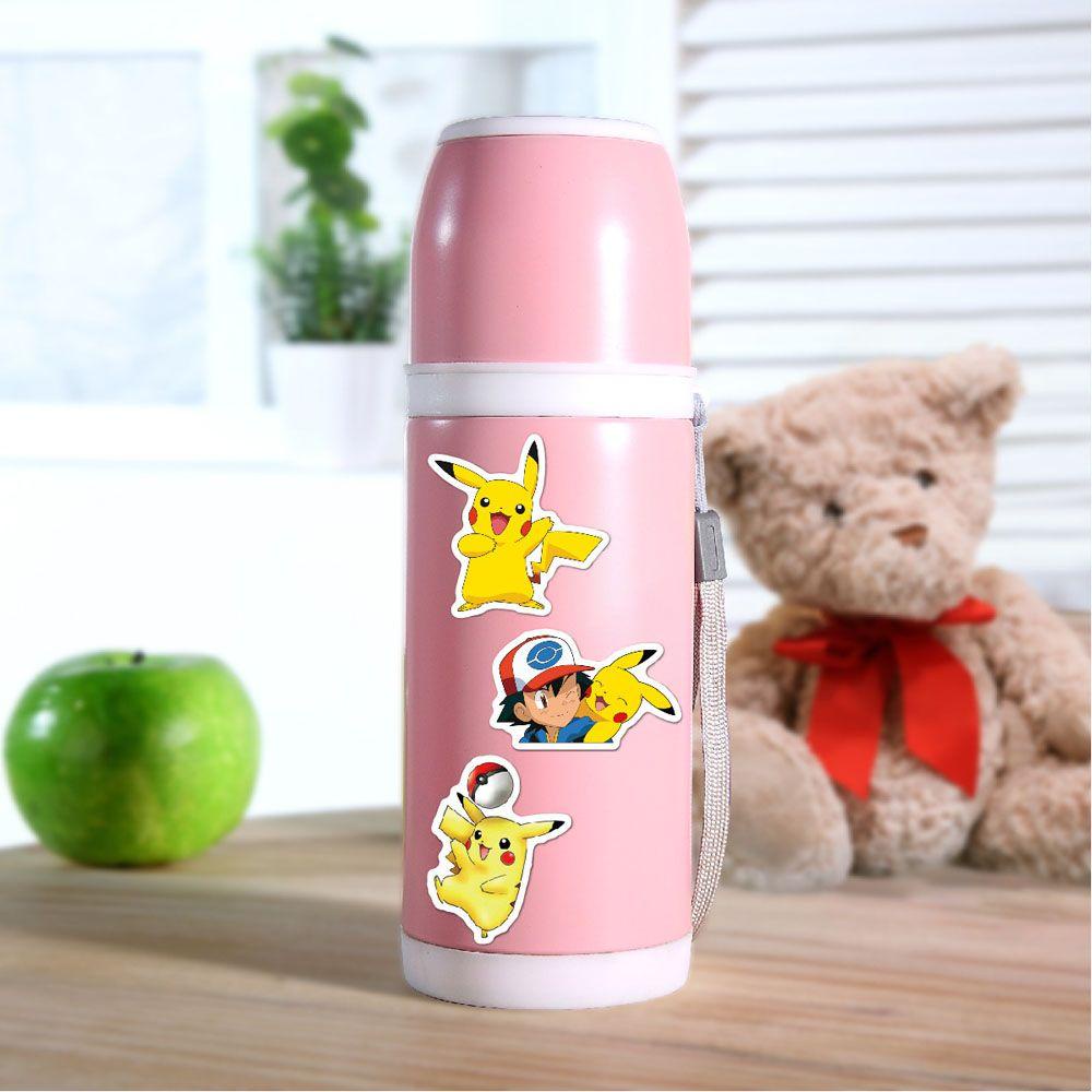 Mxbeauty Stiker Pokemon Mini DIY Dekorasi Klasik Anime Motor Sekolah Kantor Perlengkapan Koper Pokemon Skateboard Animel Stickers