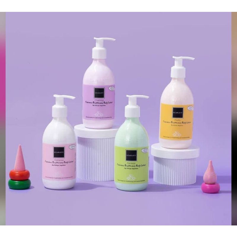 scarlet whitening hand body lotion