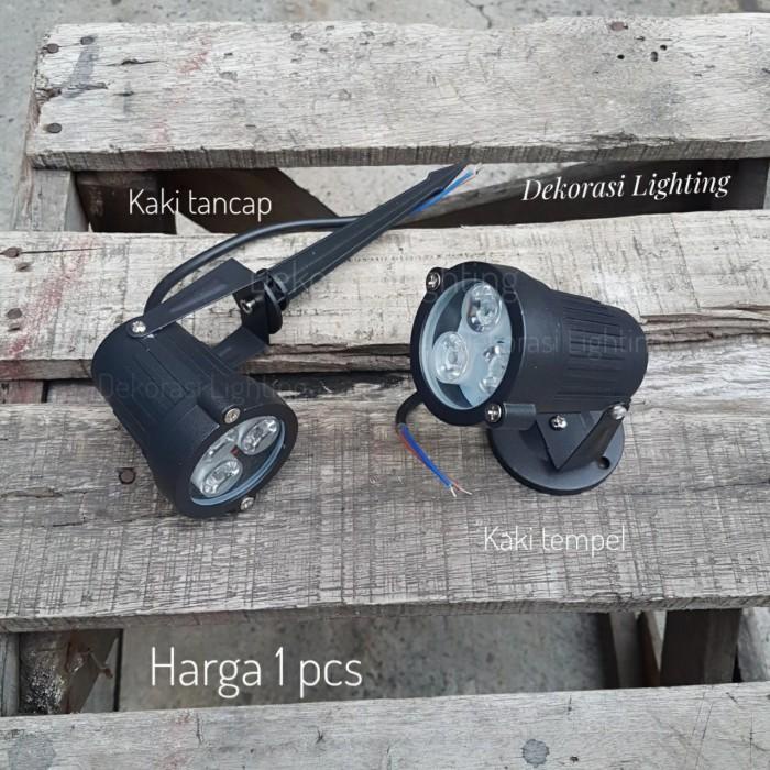 Lampu taman sorot led spotlight waterproof dekor