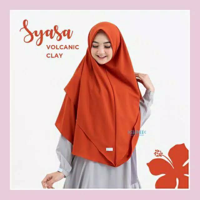 Syasa khimar hijab syari  layer original silmee