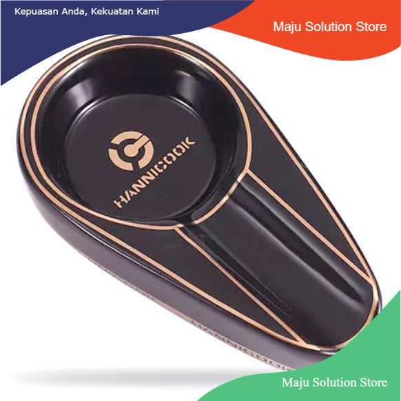PROMO HANNICOOK Asbak Rokok Cerutu Keramik Cigarette Ashtray - P100-H MURAH