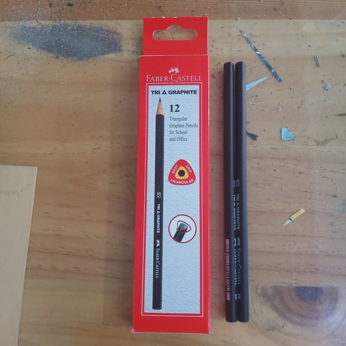 

Jual Pensil Tri Graphite Faber Castell 1 Pak Isi 12 Pc Bagus