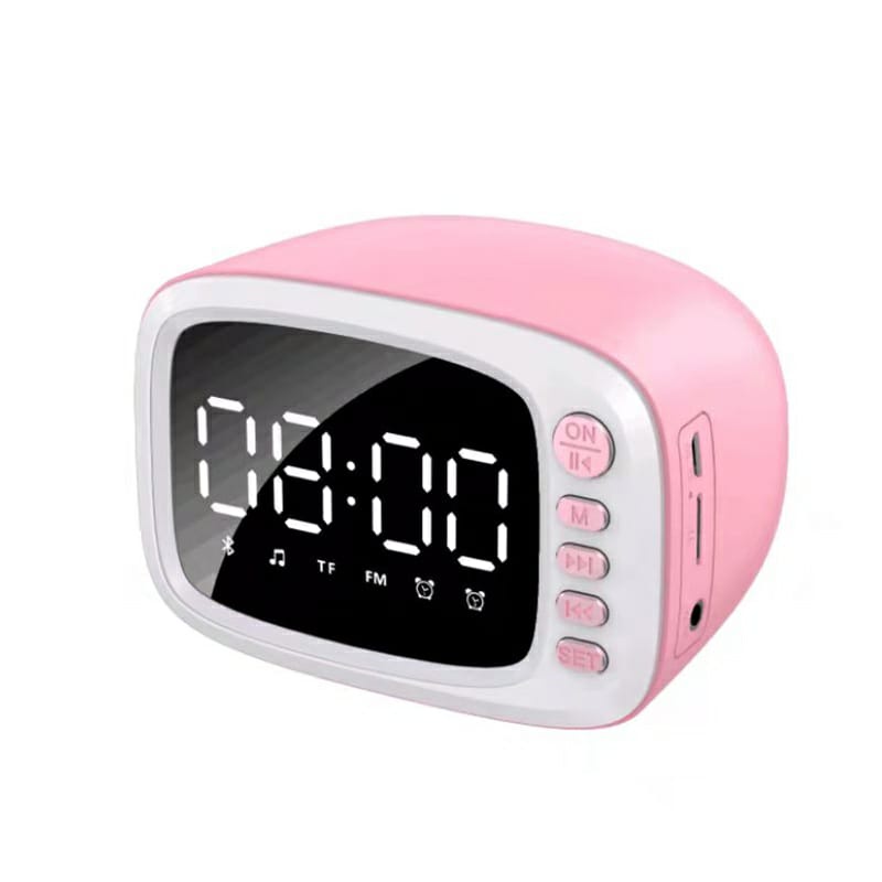 Speaker bluetooth mini portable dan jam digital model televisi Z15