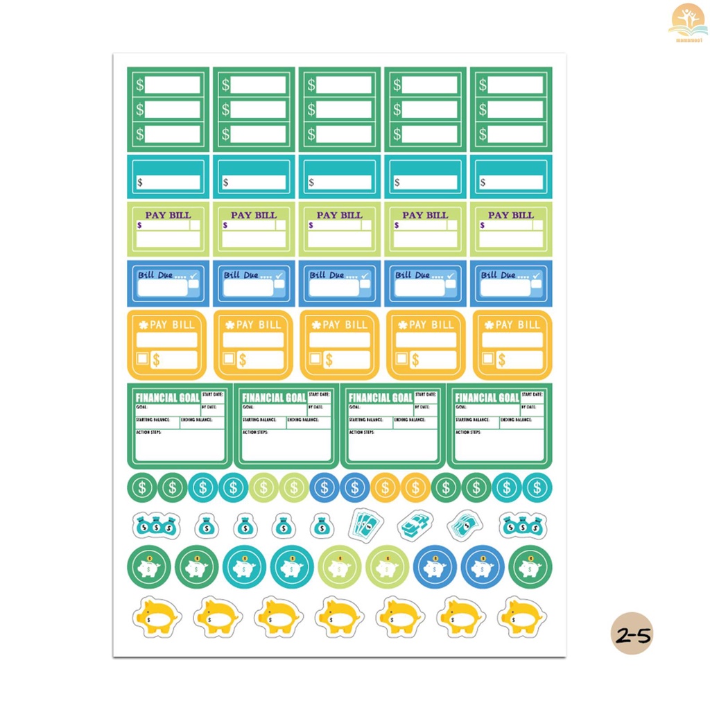 12 Sheets Essentials Planner Sticker Weekly Daily Schedule Sticker Planner Sticky Notes for DIY Calendar Planner Journal Decoration