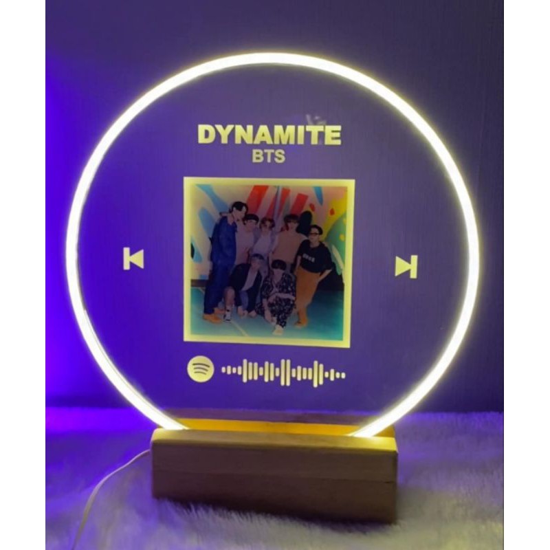

CUSTOM NEON ACRYLIC SPOTIFY, WEDDING, GRADUATION AKRILIK + STAND KAYU