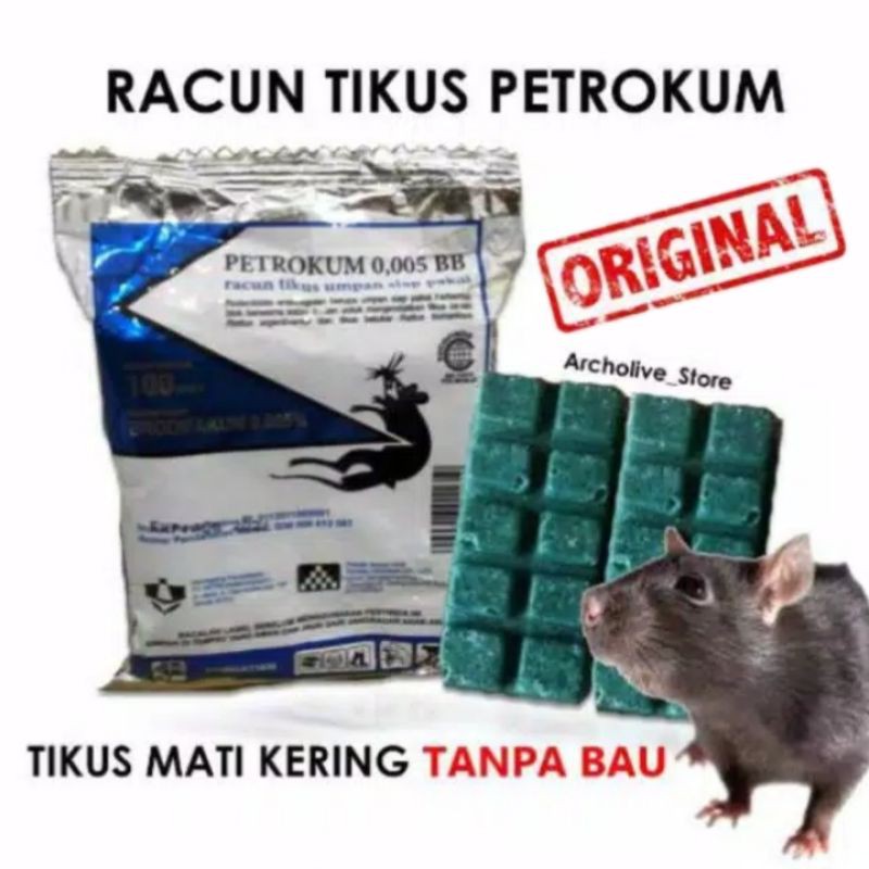 RACUN TIKUS PALING AMPUH PETROKUM MATI KERING TIDAK BAU