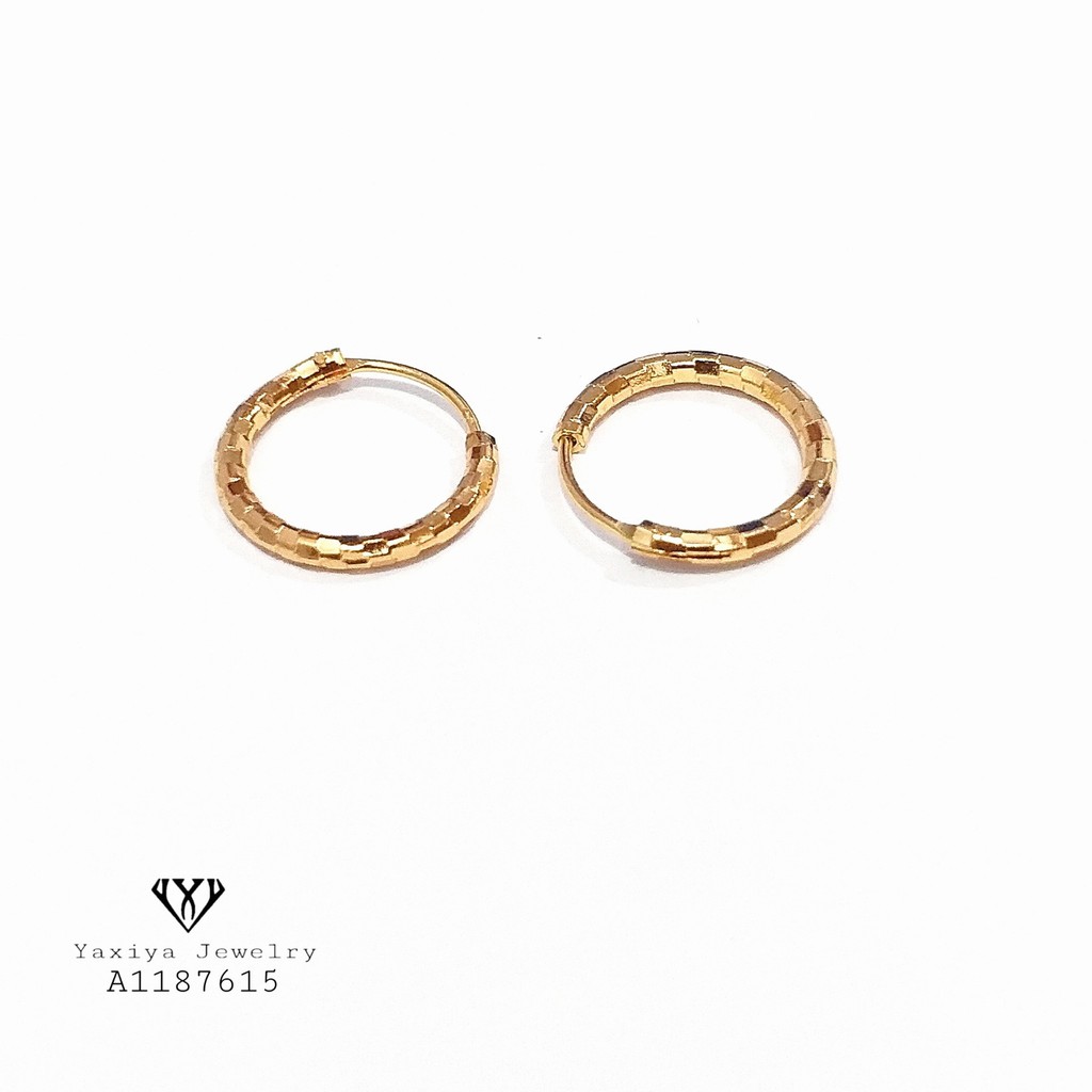 

Anting Gipsy Anak Motif Kotak Perhiasan Lapis Emas 18K Yaxiya Jewelry 179