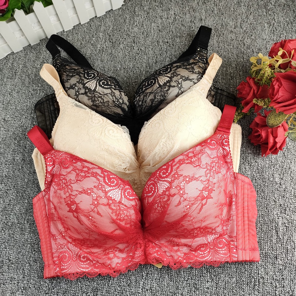 BRA WANITA BW-6185 IMPORT ADA KAWAT BUSA SUPER TEBAL SIZE 32-38