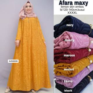 Gamis Jumbo/bahan lemon skin tebal/zipper depan bisa busui  
