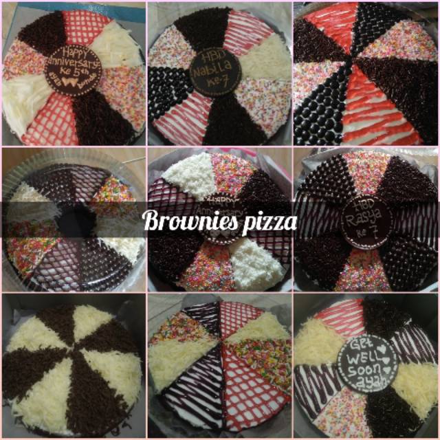 

Brownies pizza