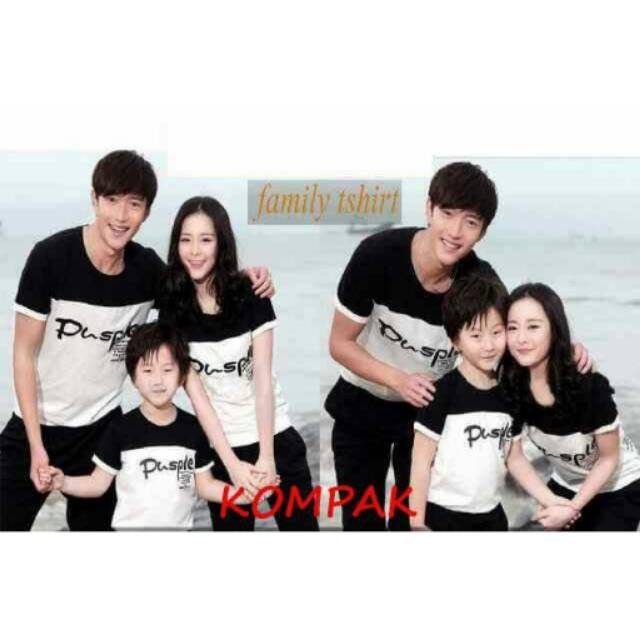 Kaos Couple Family Pusple / Baju Couple Family / Baju Keluarga