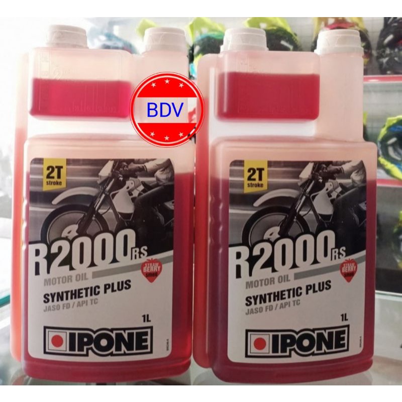 Oli/ Oil Ipone 2T R2000RS Strawberry 1Liter, Samourai 2T 1Liter