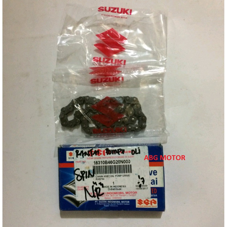 RANTAI POMPA OLI SUZUKI SPIN SKYWAVE SKYDRIVE HAYATE ASLI SGP 16310-46G20-000
