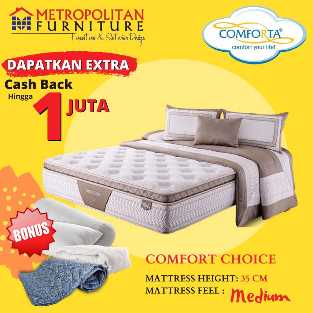 Kasur Springbed Comforta Comfort Choice / Spring bed matras