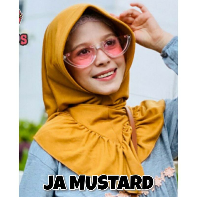 Raggakids jilbab aisyah anak warna mustard