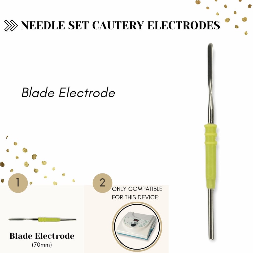 Set Electrodes cautery Needle gdz for machine cauter gdz only