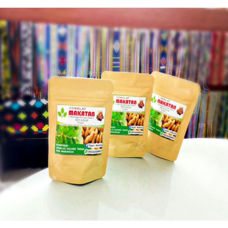 

Cokelat MAKATAN Kelor Cemilan Lokal 50Gram