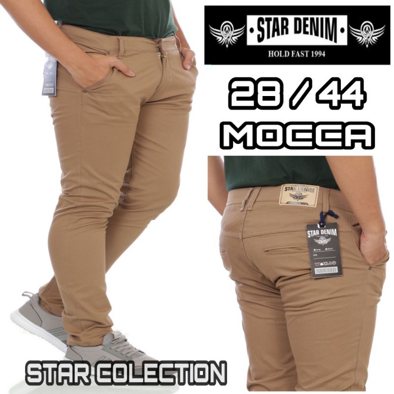 celana chino pria / cino jumbo big size terbaru / chinos panjang jumbo star denim original