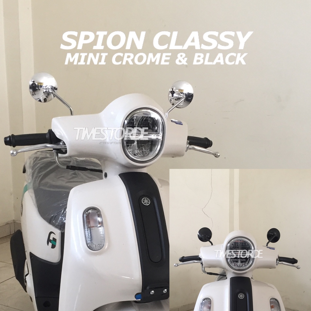 [GRATIS ONGKIR] Spion yamaha Fazzio mini classy crome / spion fazzio clasik /spion yamaha fino /spio