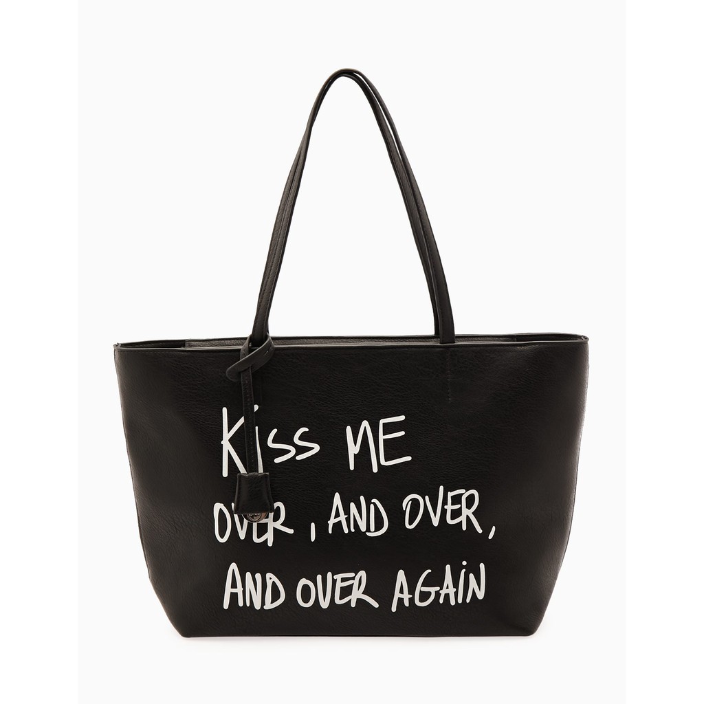 PGBAGS-TAS WANITA STRADIVARIUS KISS TOTE BAG#178459