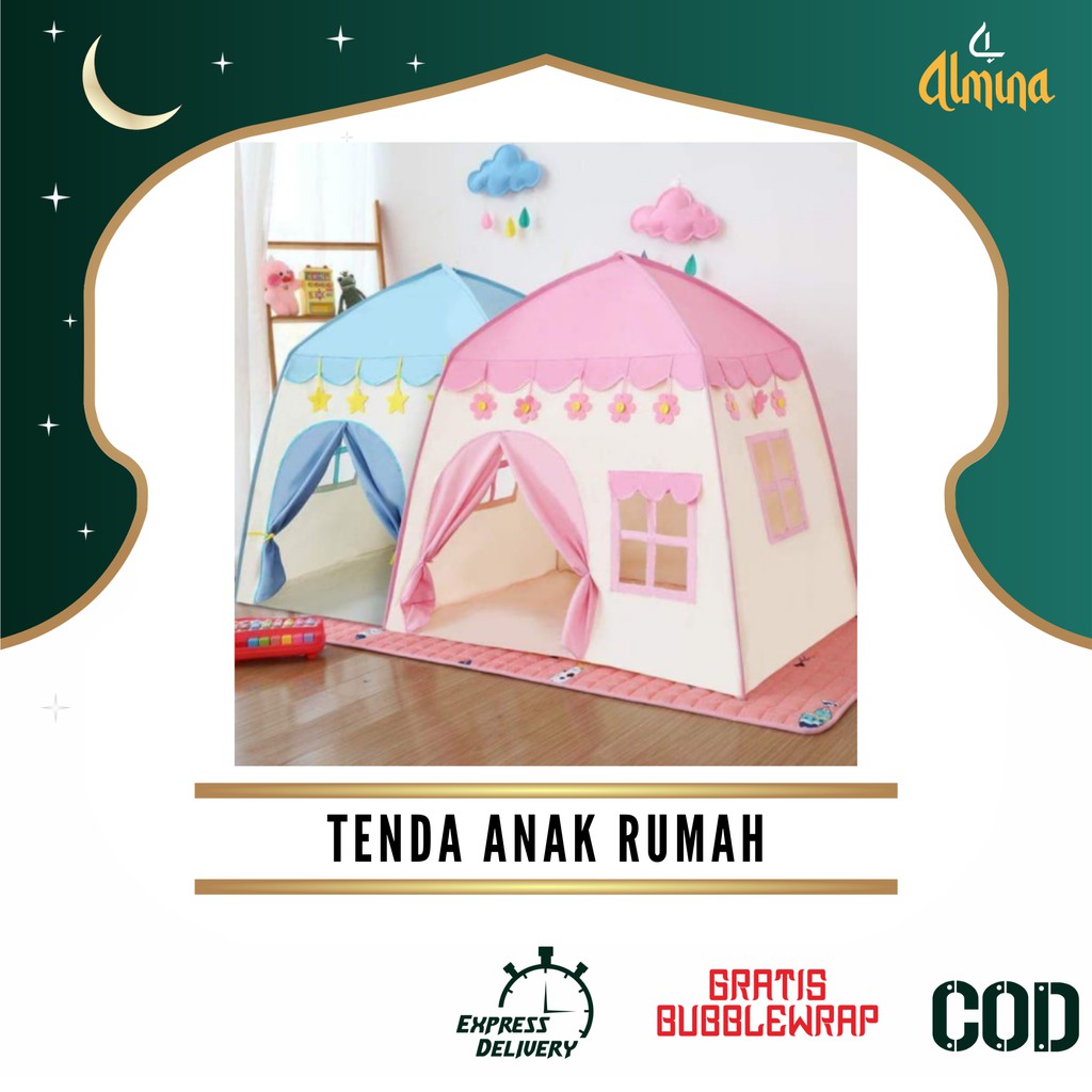 Tenda Anak Rumah Castle Jumbo Outdoor Indoor Tent Portable Almina