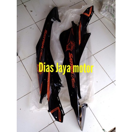 cover body Suzuki Satria Fu 2014 new hitam FL hitam
