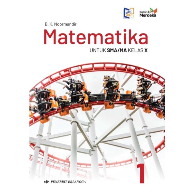 Erlangga - Buku Pelajaran Matematika Kelas 1 SMA Kurikulum Merdeka