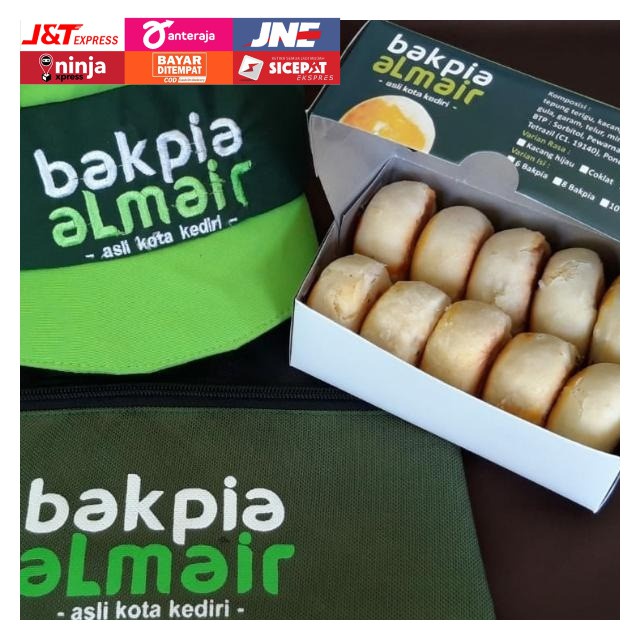 

(KEDIRI SNACK) Bakpia Almair Kue Oleh Oleh Khas Kediri (SILAHKAN MENGUNAKAN EXPEDISI JNT AGAR PESANAN CEPAT TERPICKUP DAN TERKIRIM)