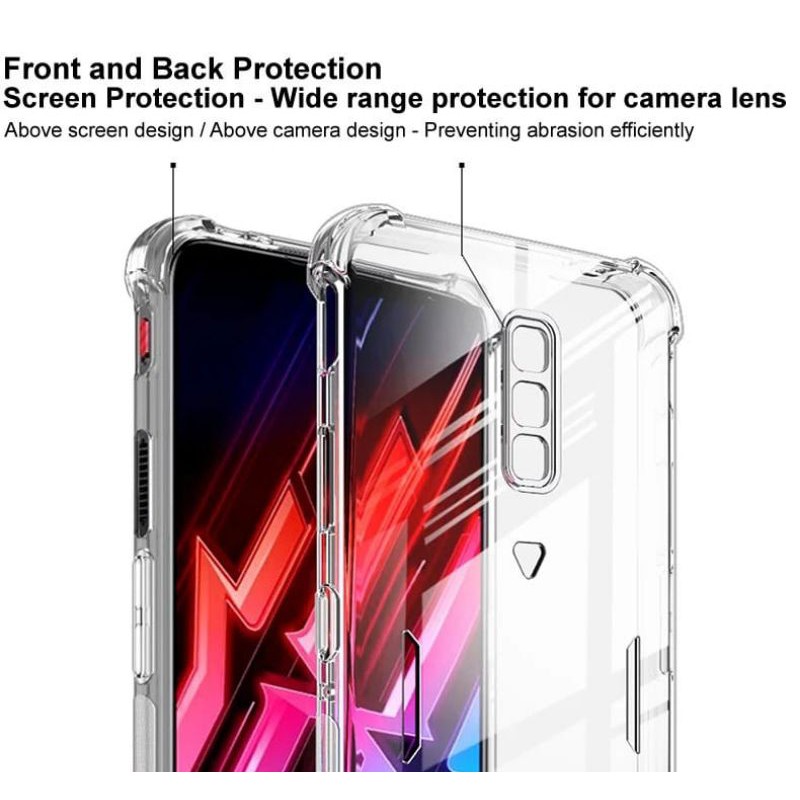 SOFTCASE Anti Crack ZTE Nubia Red Magic 6 & 6 Pro & 6s Pro Sudut menonjol Clear Bening oke