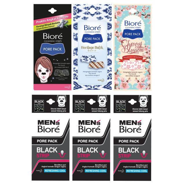 ✨LACIKOSME✨BIORE CLEANSING STRIPS PORE PACK - PENGANGKAT KOMEDO PRAKTIS ORIGINAL