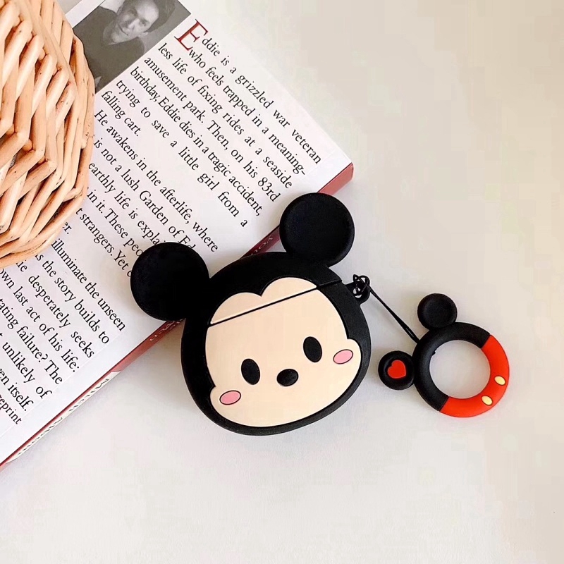 Case Motif Kartun Mickey Minnie Untuk Airpods 1/2 Pro