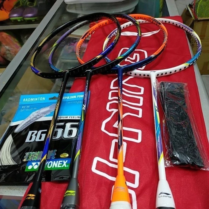 RAKET BADMINTON LINING WINDSTROM 74 - PUTIH