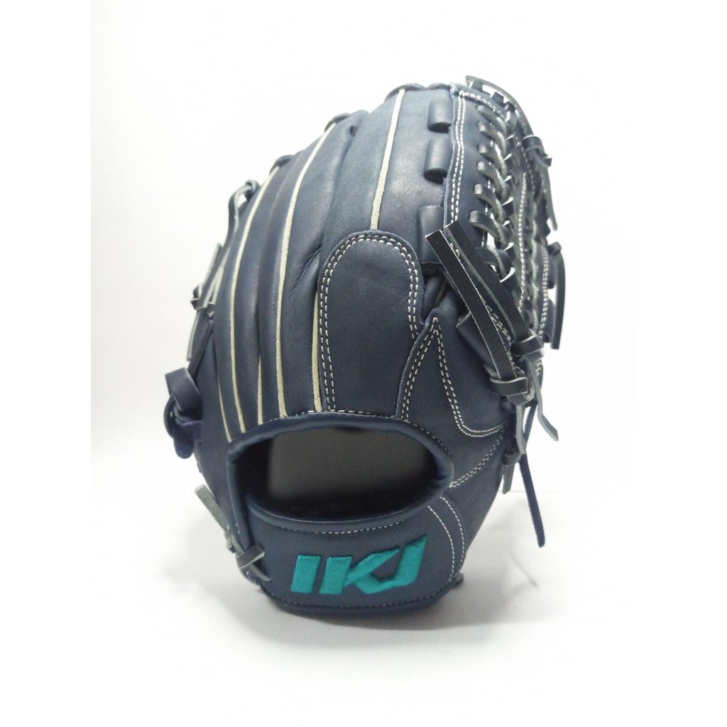Glove Baseball Softball All Leather IKJ 11,1/2 JPB inch Dark Blue