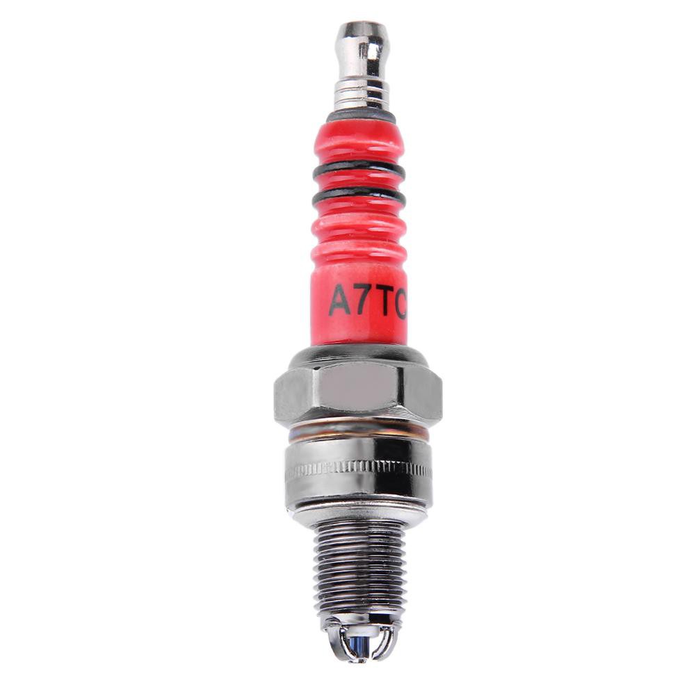 MOJITO YeSheng High Performance 3-Electrode Motorcycle Spark Plug A7TC for 50cc-150cc ATV