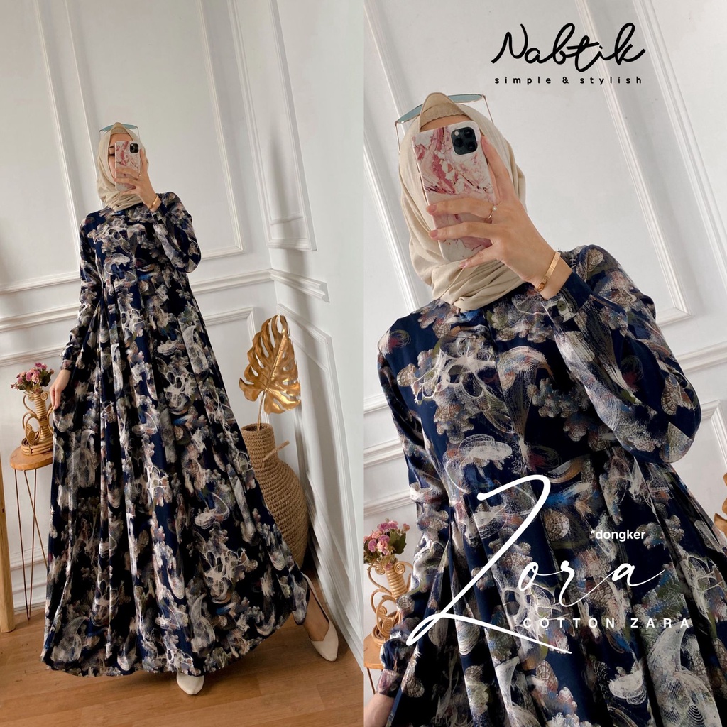 ZORA DRESS GAMIS NABTIK ORI  || READY UPDATE