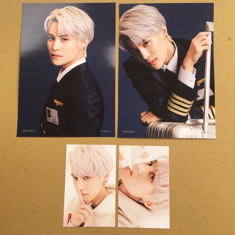 [ booked ] 4 A4 Poster + postcard wayv member yangyang season greetings sg set 2022 new year md merc