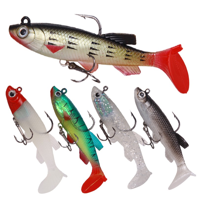 Sinking Minnow Alat Pancing Murah relix nusantara Soft Lure Alat Pancing Umpan Ikan Umpan Pancing Buatan Kail Pancing Umpan Pancing 8.5cm/13g Soft Plastic Lure Umpan Mancing Umpan Mancing