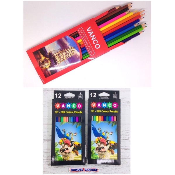 

Pensil Warna VANCO Panjang 12 warna Murah Berkualitas