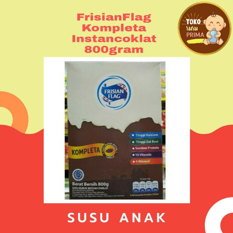 

FrisianFlag Kompleta Susu InstanCoklat 800gr