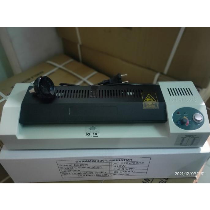 

MESIN LAMINATING DYNAMIC 320 ukuran A3
