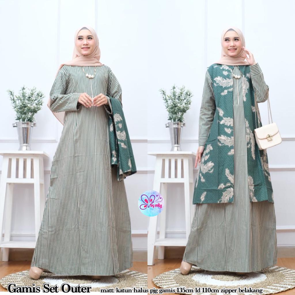 Gamis Outer Batik Ramadhani